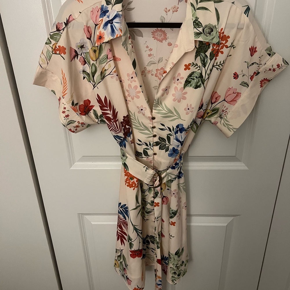 SHEIN Multicolor Floral Mini Dress